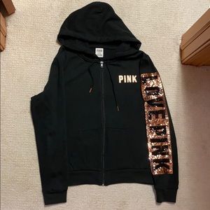 VS PINK bling full zip